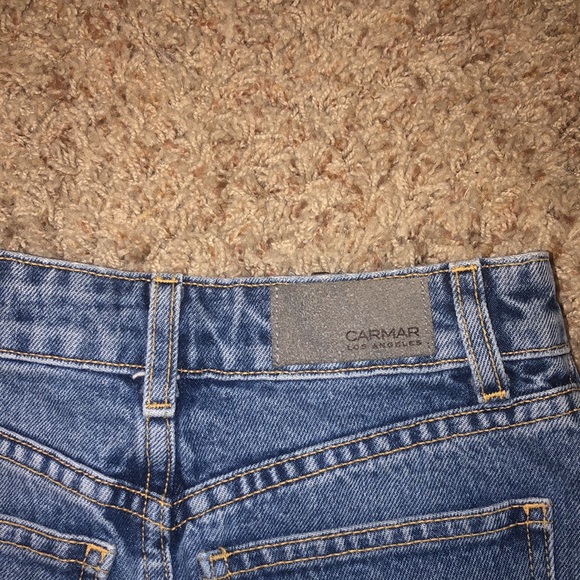 Carmar Zippered Jean Mini Skirt - Picture 3 of 7